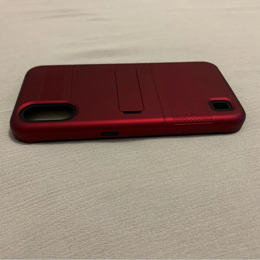 Samsung Galaxy A01 KICK+| Dual-Layer Protective Kickstand Case Metro by T-Mobile